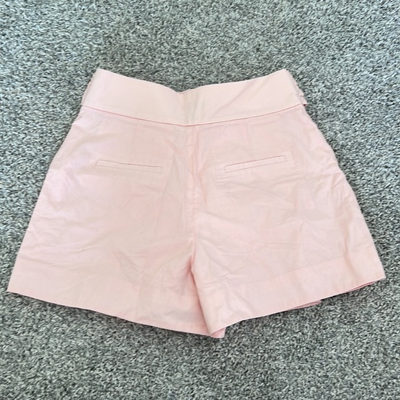 J. Crew Tie Waist Cotton Flared Shorts - Picture 5 of 8